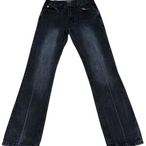 American Vintage Men's Black and Grey Jeans